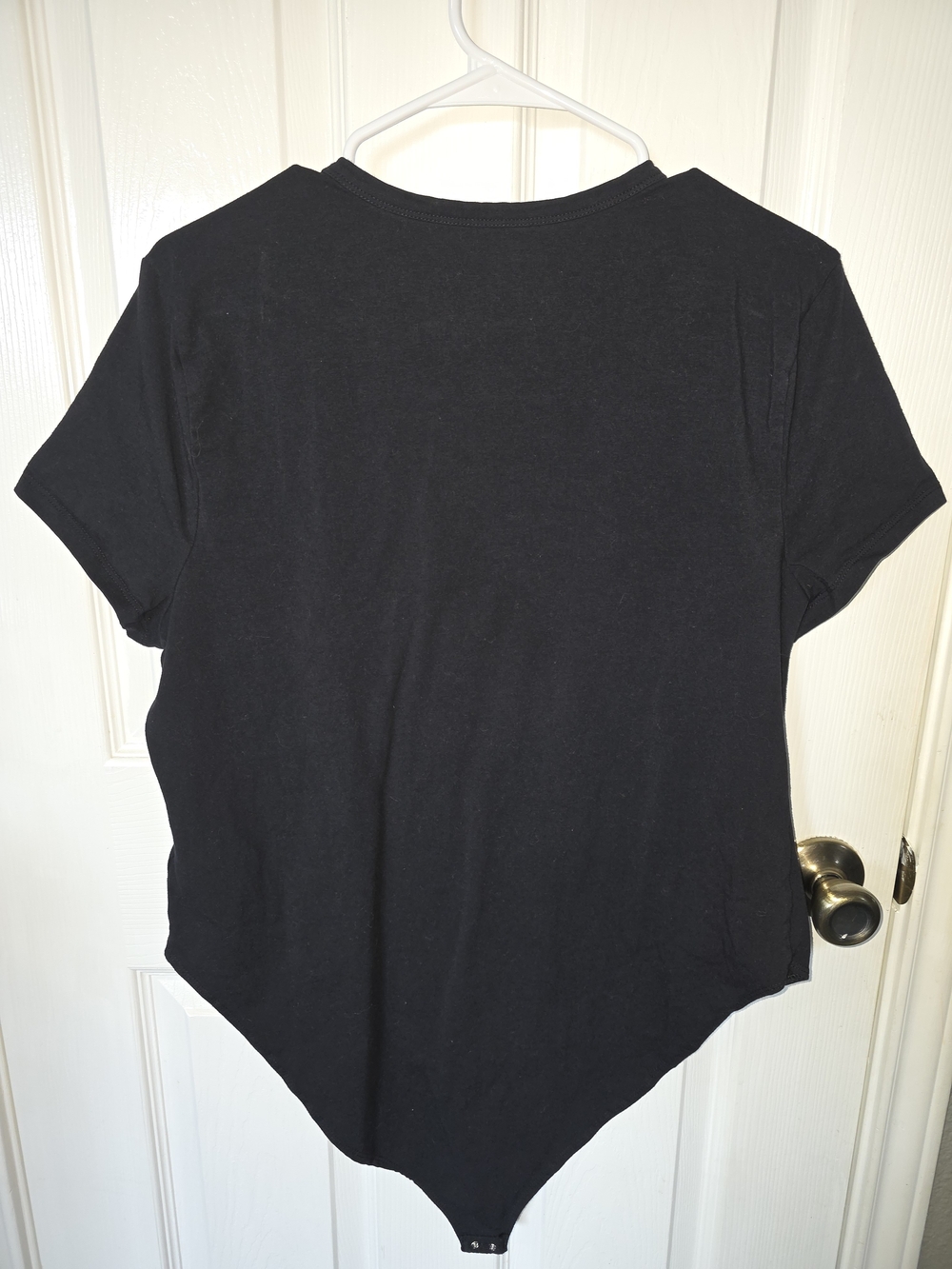 Amazon Essentials Black Short-Sleeve Crew Neck Bodysuit